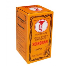SEIROGAN Herbal Dietary Supplement (Zheng Lu Wan) 100Pills Trumpet Brand 